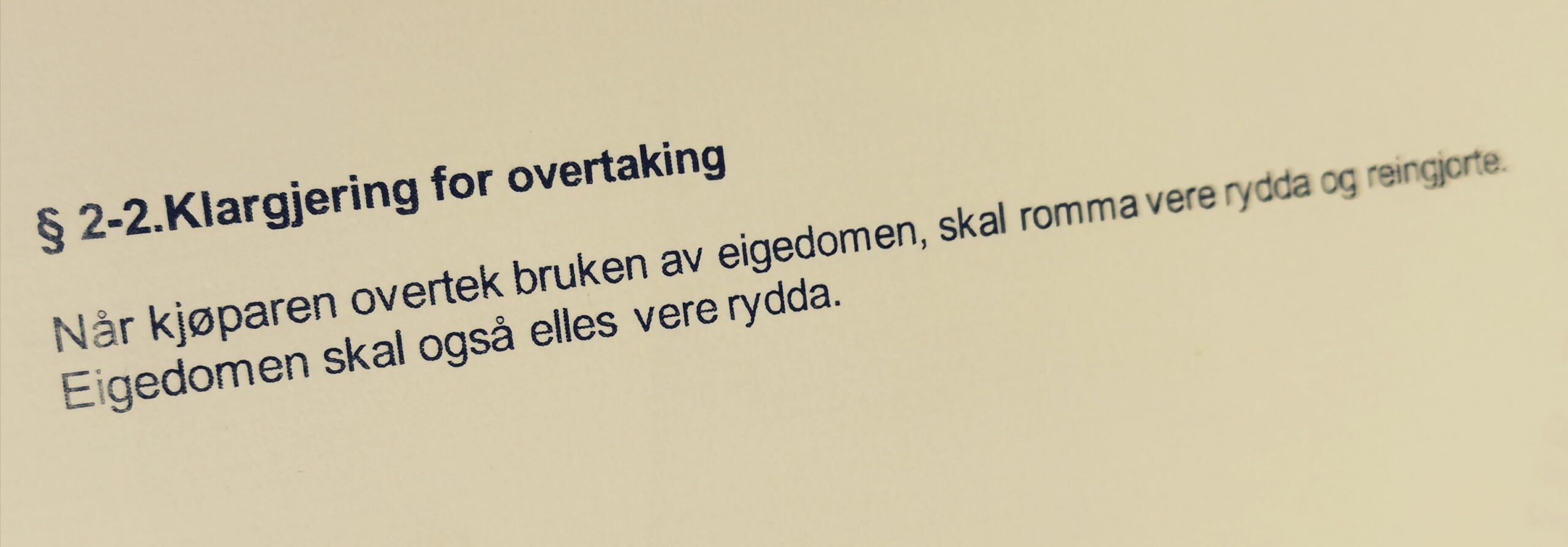Avhendingsloven paragraf 2-2 med lovkommentar