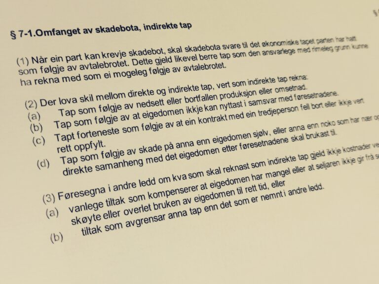 Avhendingsloven paragraf 7-1 med lovkommentar