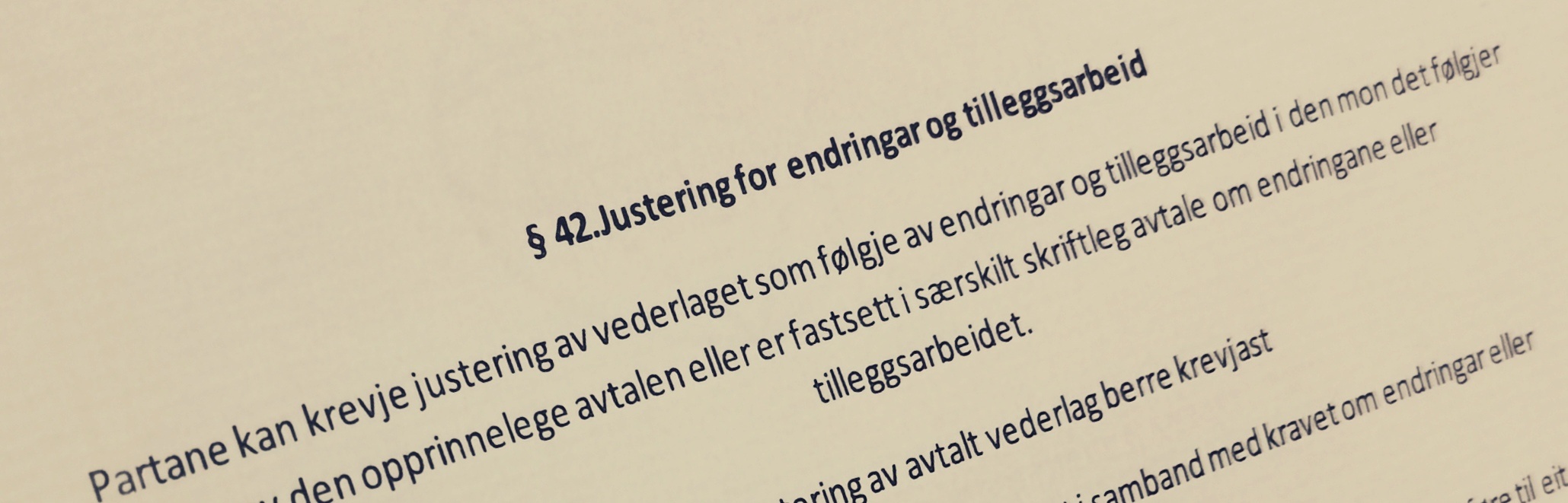 Bustadoppføringslova paragraf 42 med lovkommentar