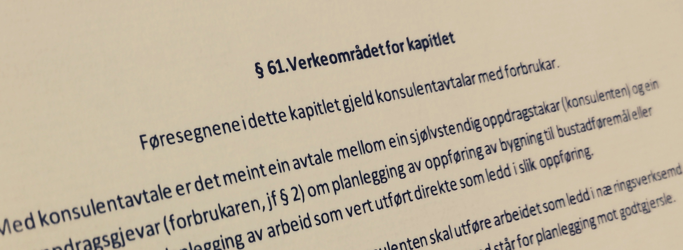 Bustadoppføringslova paragraf 61 med lovkommentar