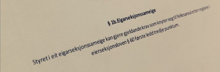 Bustadoppføringslova paragraf 1b med lovkommentar
