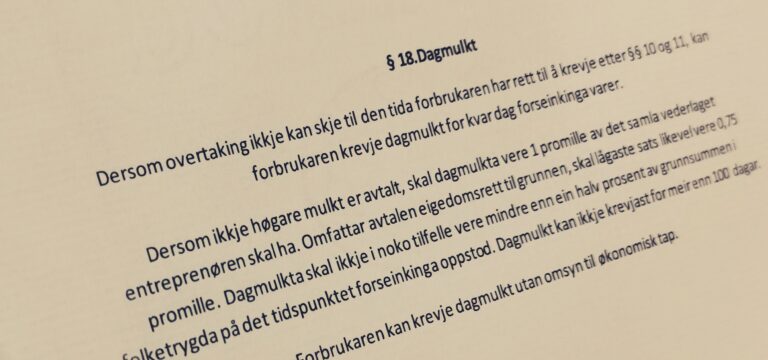 Bustadoppføringslova paragraf 18 med lovkommentar