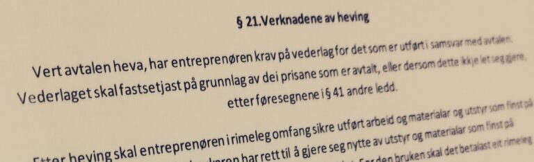 Bustadoppføringslova paragraf 21 med lovkommentar