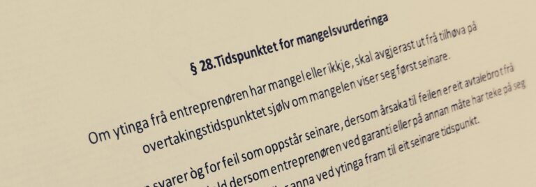 Bustadoppføringslova paragraf 28 med lovkommentar