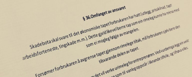Bustadoppføringslova paragraf 36 med lovkommentar