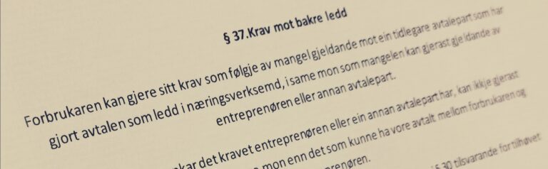 Bustadoppføringslova paragraf 37 med lovkommentar