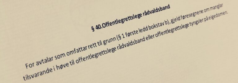Bustadoppføringslova paragraf 40 med lovkommentar
