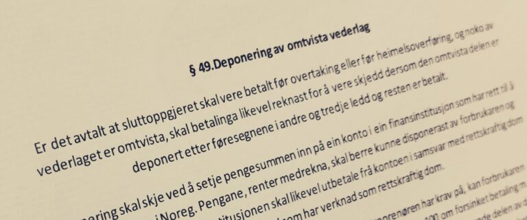 Bustadoppføringslova paragraf 49 med lovkommentar