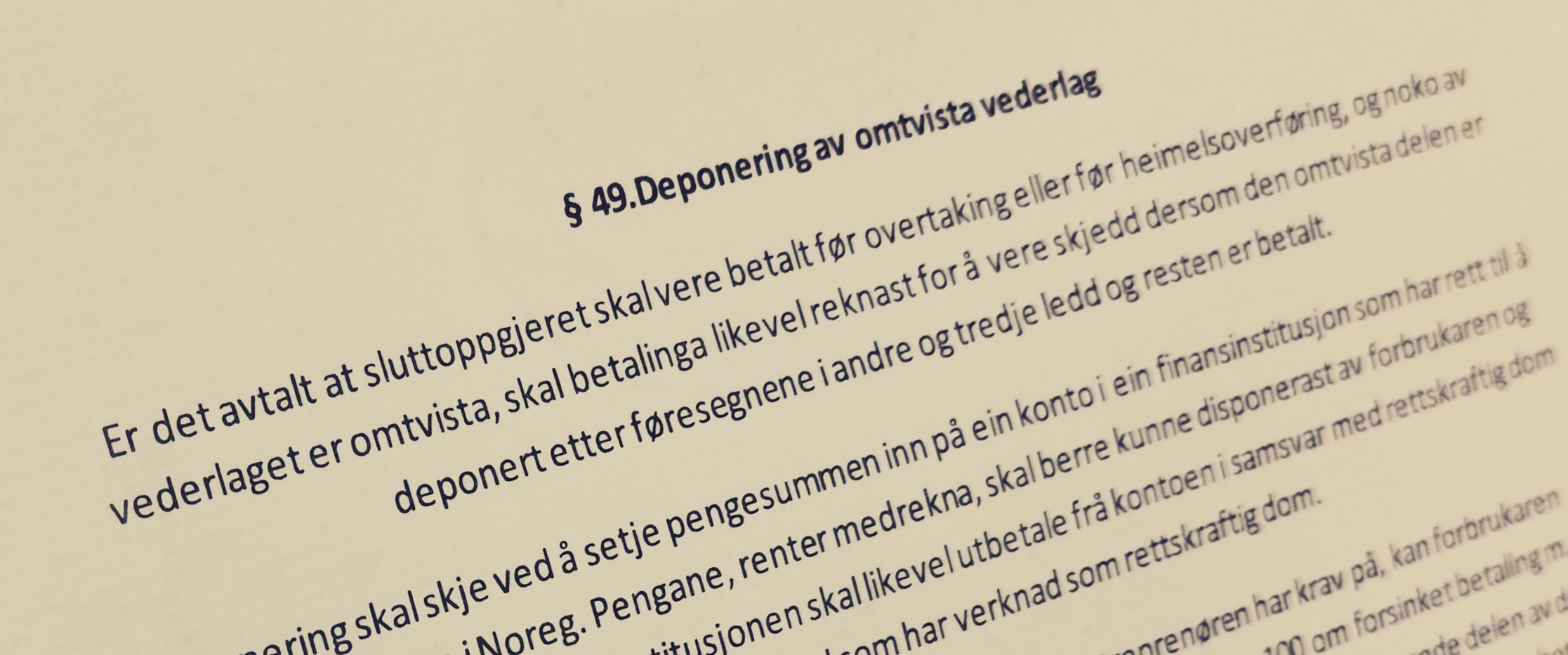 Bustadoppføringslova paragraf 49 med lovkommentar