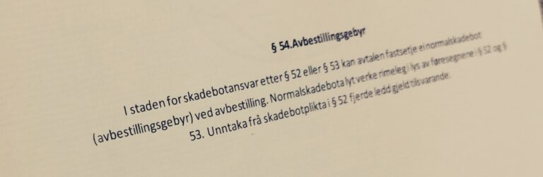 Bustadoppføringslova paragraf 54 med lovkommentar