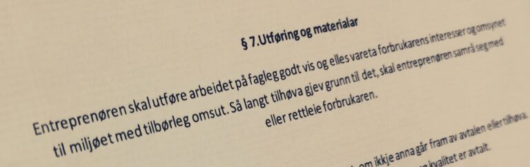 Bustadoppføringslova paragraf 7 med lovkommentar