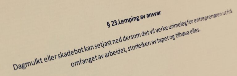 Bustadoppføringslova paragraf 23 med lovkommentar