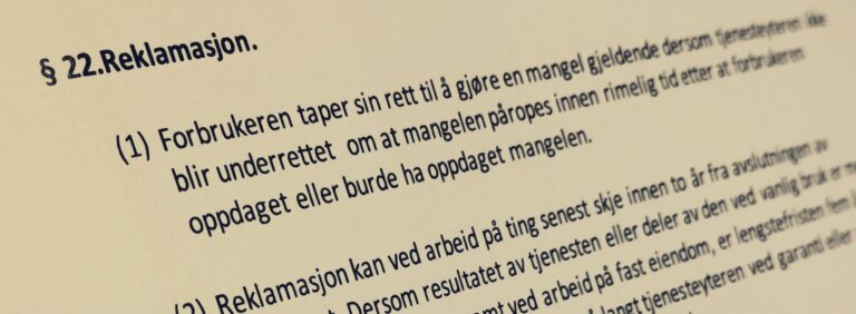 Håndverkertjenesteloven paragraf 22 med lovkommentar
