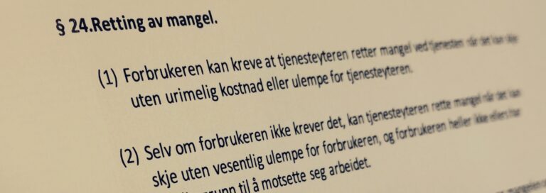 Håndverkertjenesteloven paragraf 24 med lovkommentar