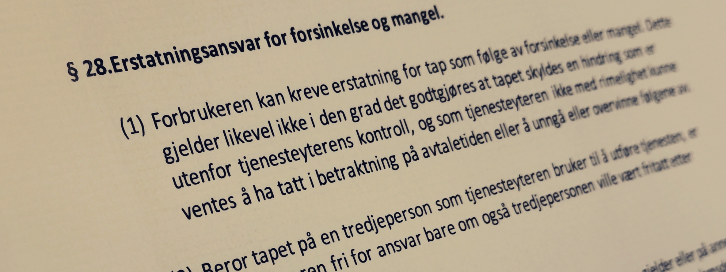 Håndverkertjenesteloven paragraf 28 med lovkommentar