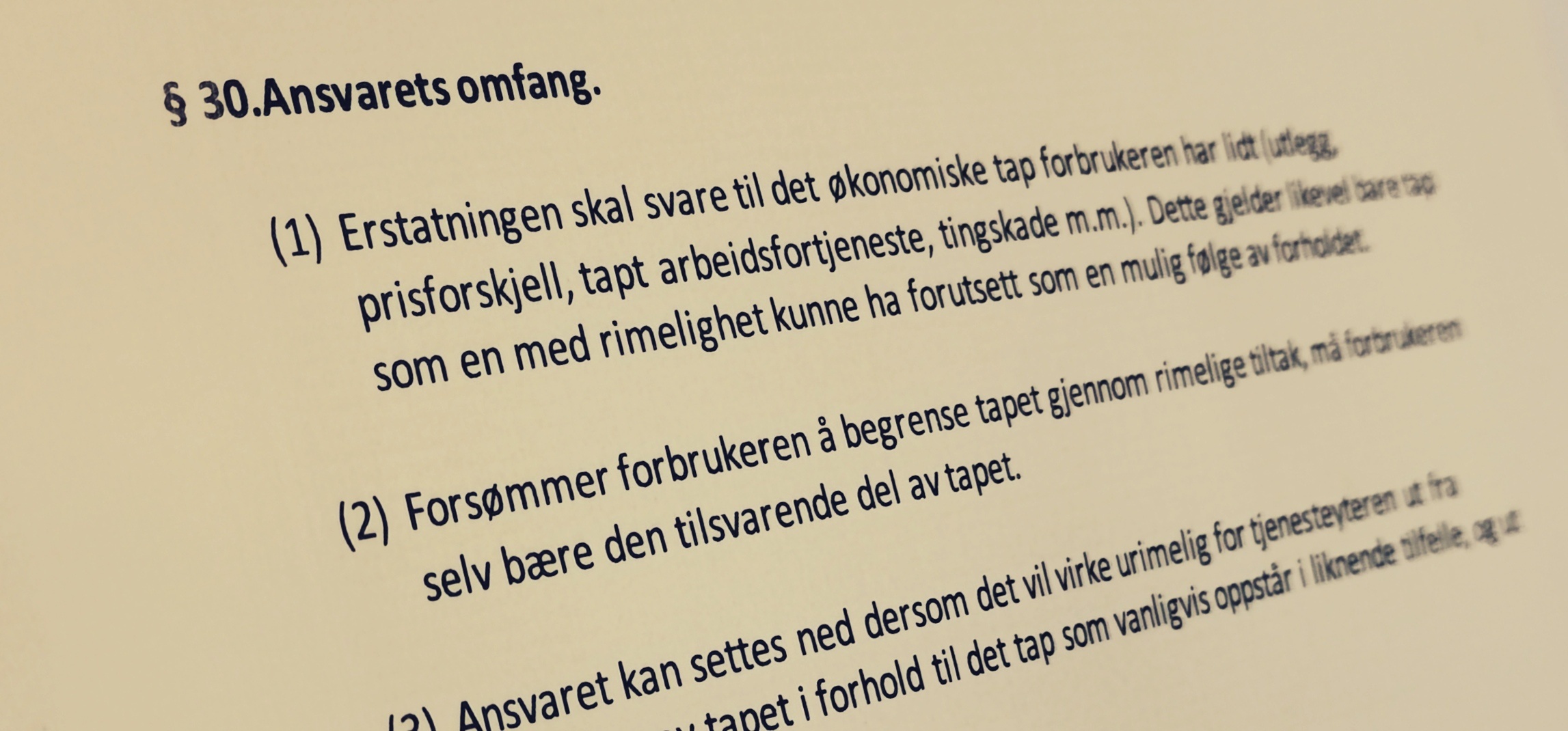 Håndverkertjenesteloven paragraf 30 med lovkommentar