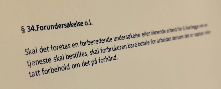 Håndverkertjenesteloven paragraf 34 med lovkommentar