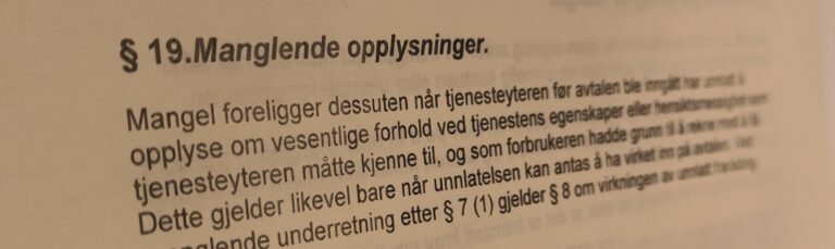 Håndverkertjenesteloven paragraf 19 med lovkommentar