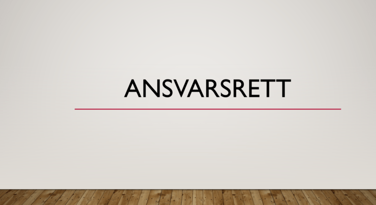 Ansvarsrett