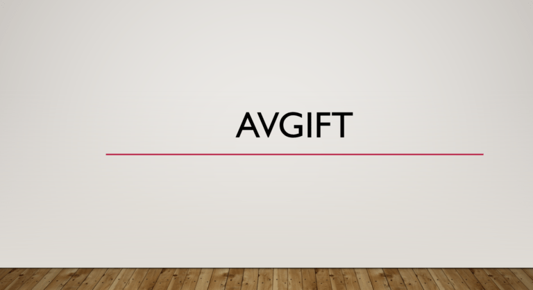 Avgift