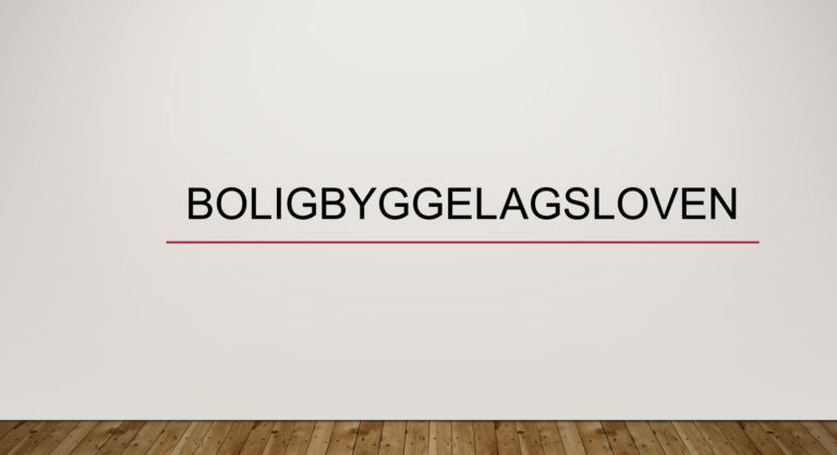 Boligbyggelagsloven