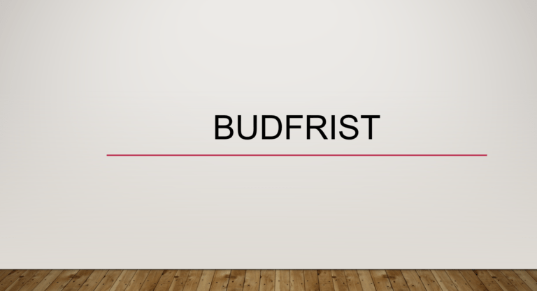 Budfrist