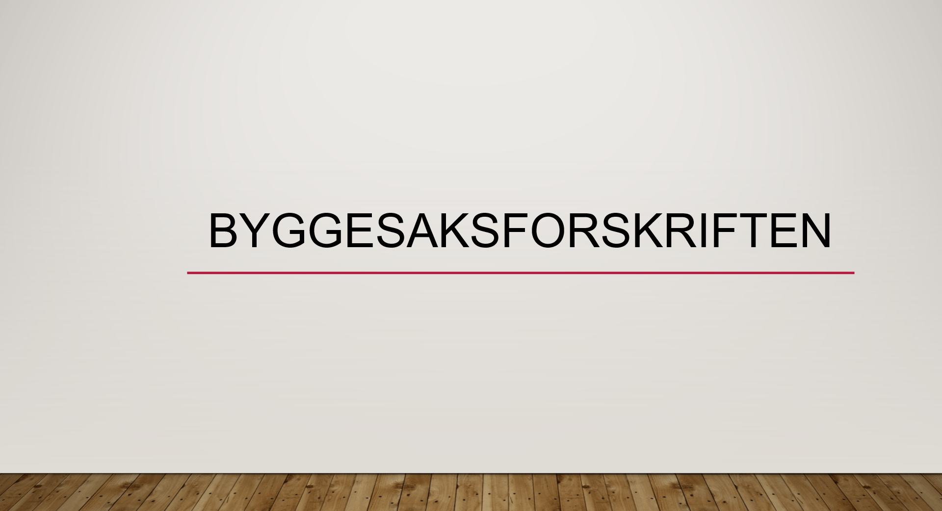 Byggesaksforskriften