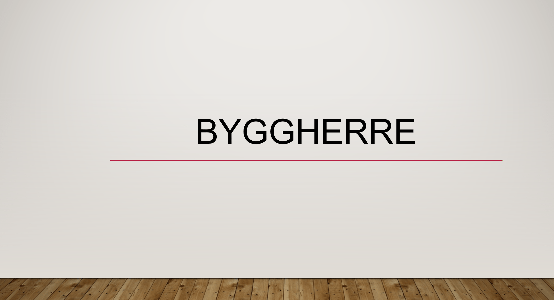 Byggherre