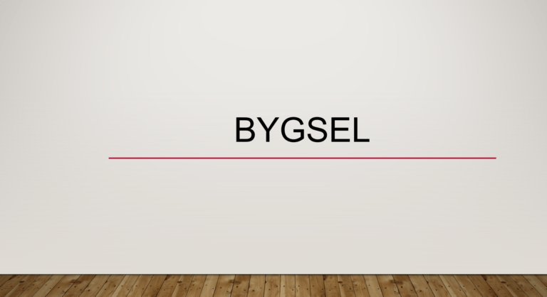 Bygsel