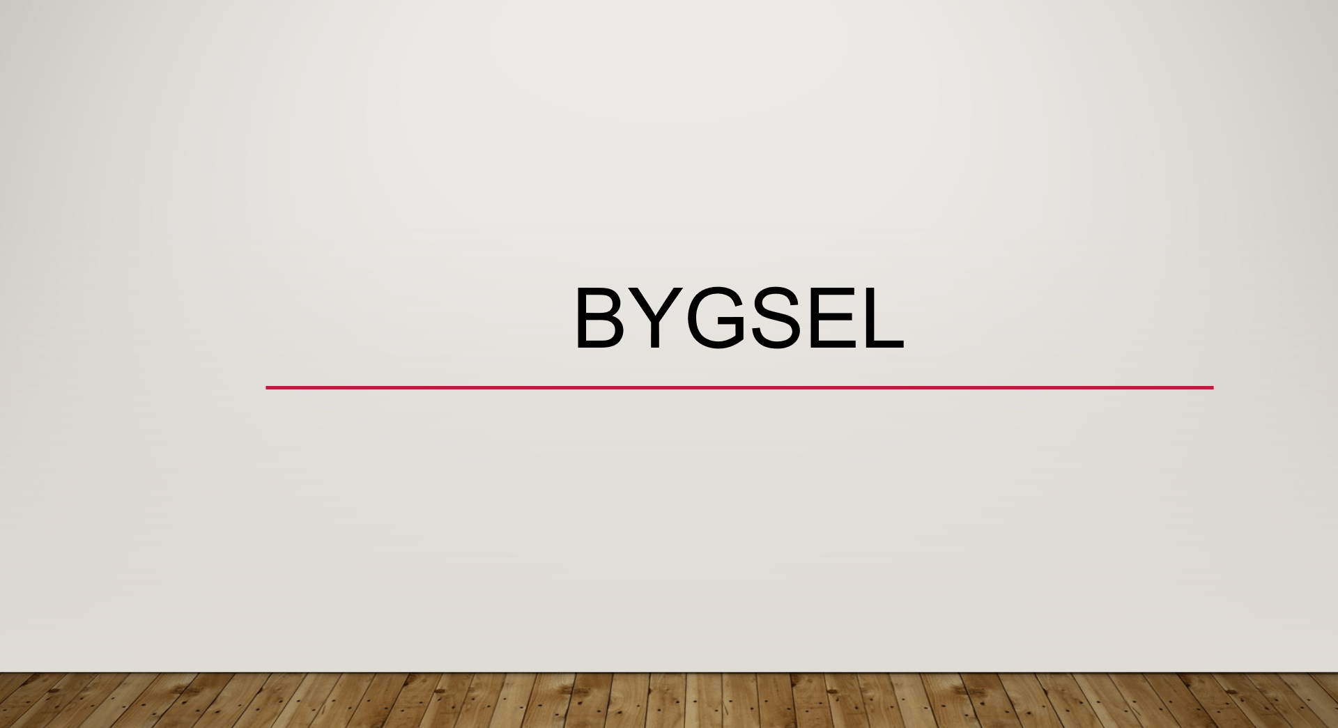 Bygsel