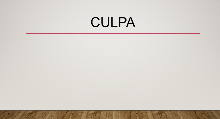 Culpa