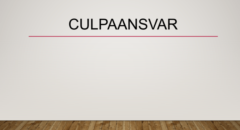 Culpaansvar