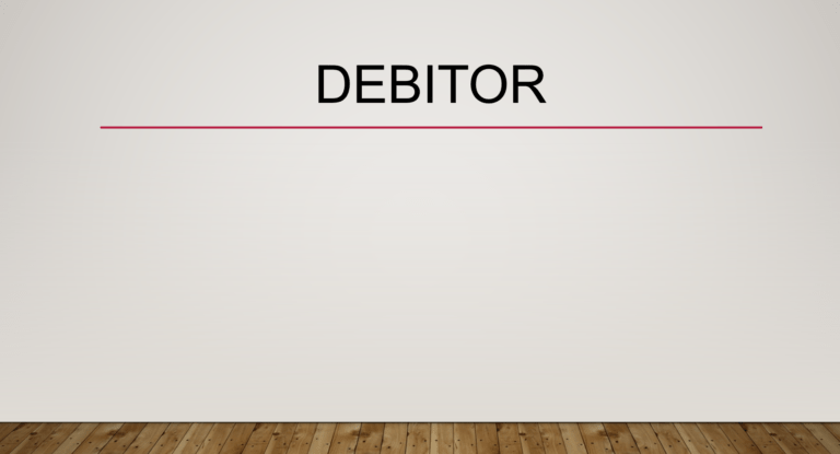 Debitor