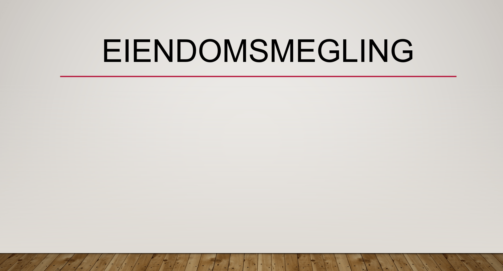 Eiendomsmegling