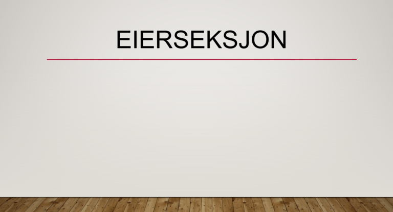 Eierseksjon