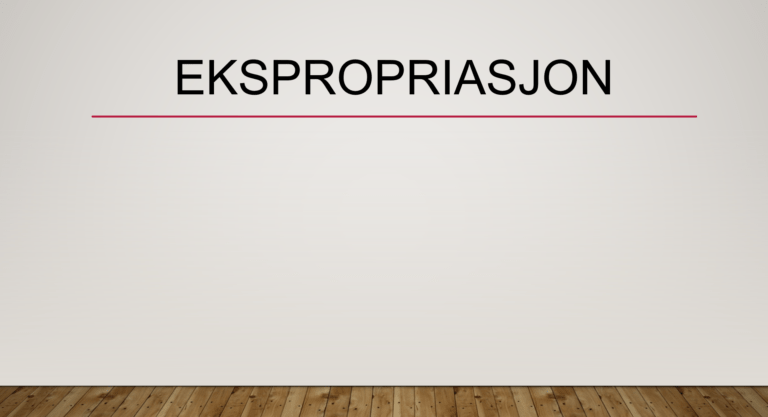 Ekspropriasjon