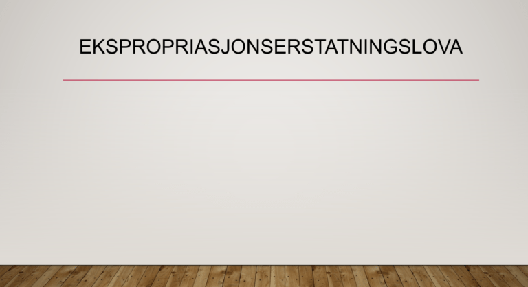 Ekspropriasjonserstatningslova