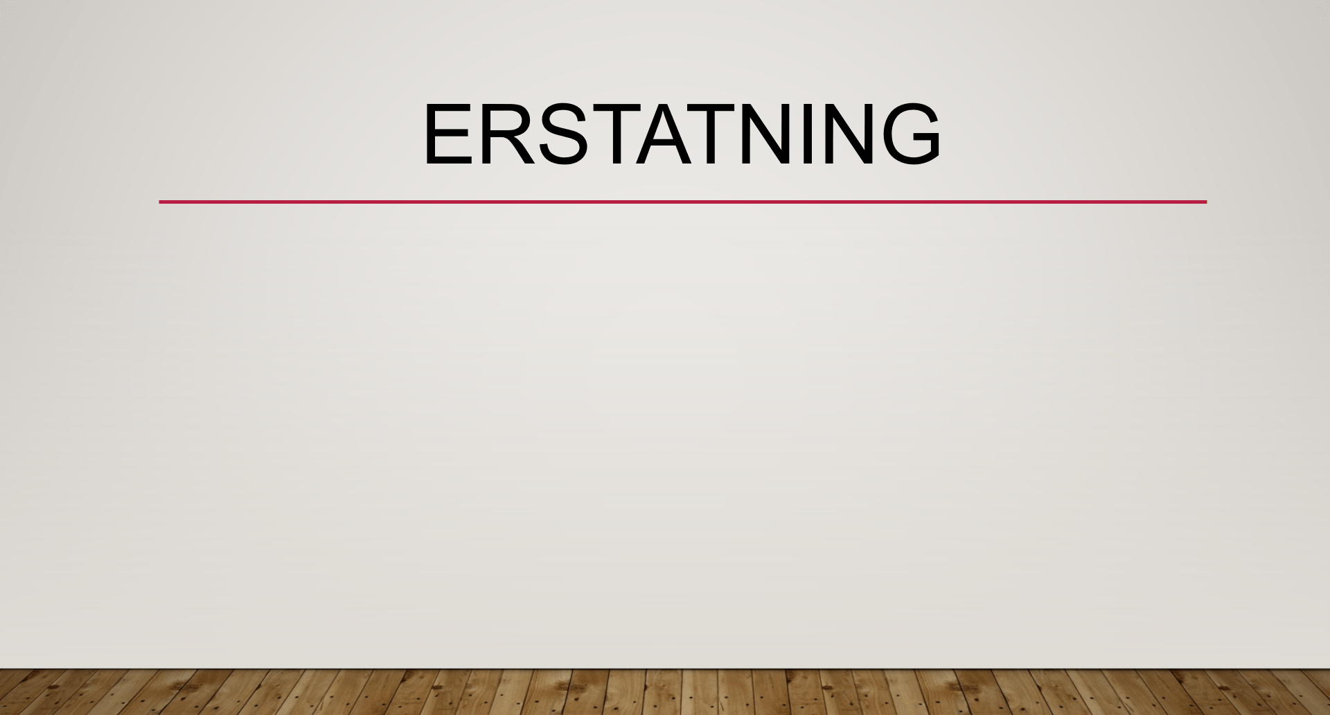 Erstatning