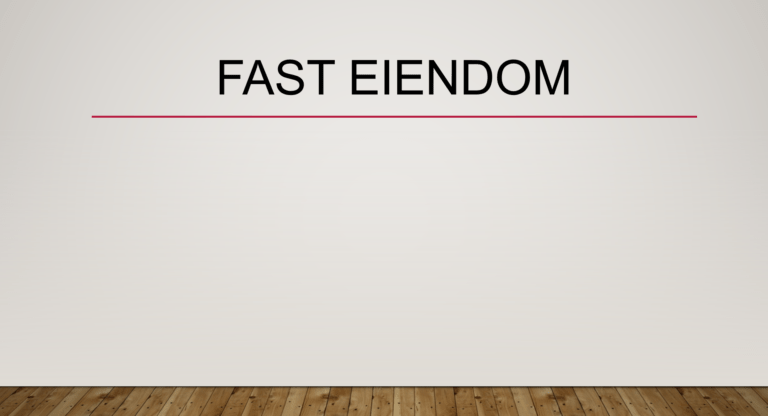 Fast eiendom