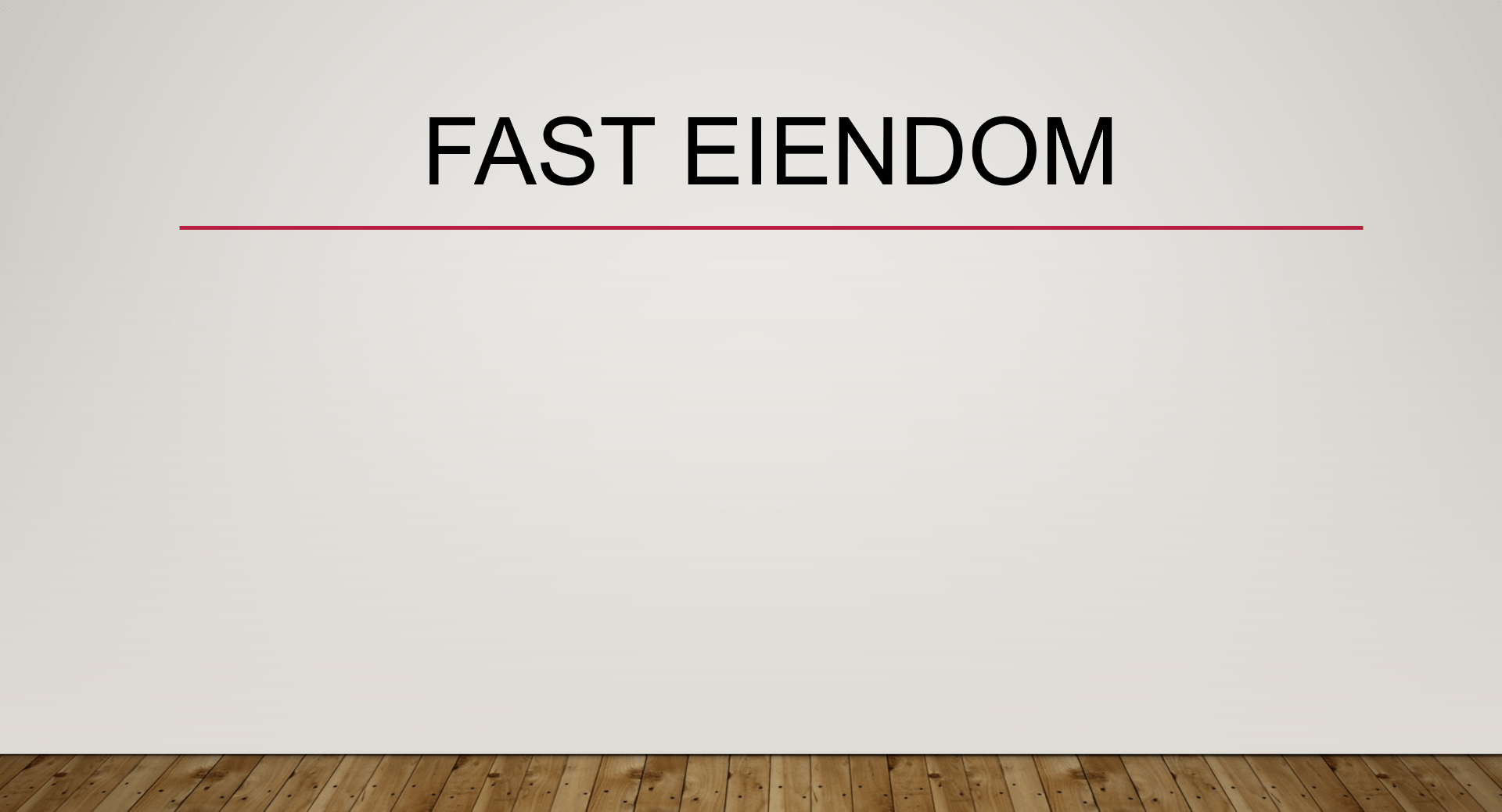 Fast eiendom