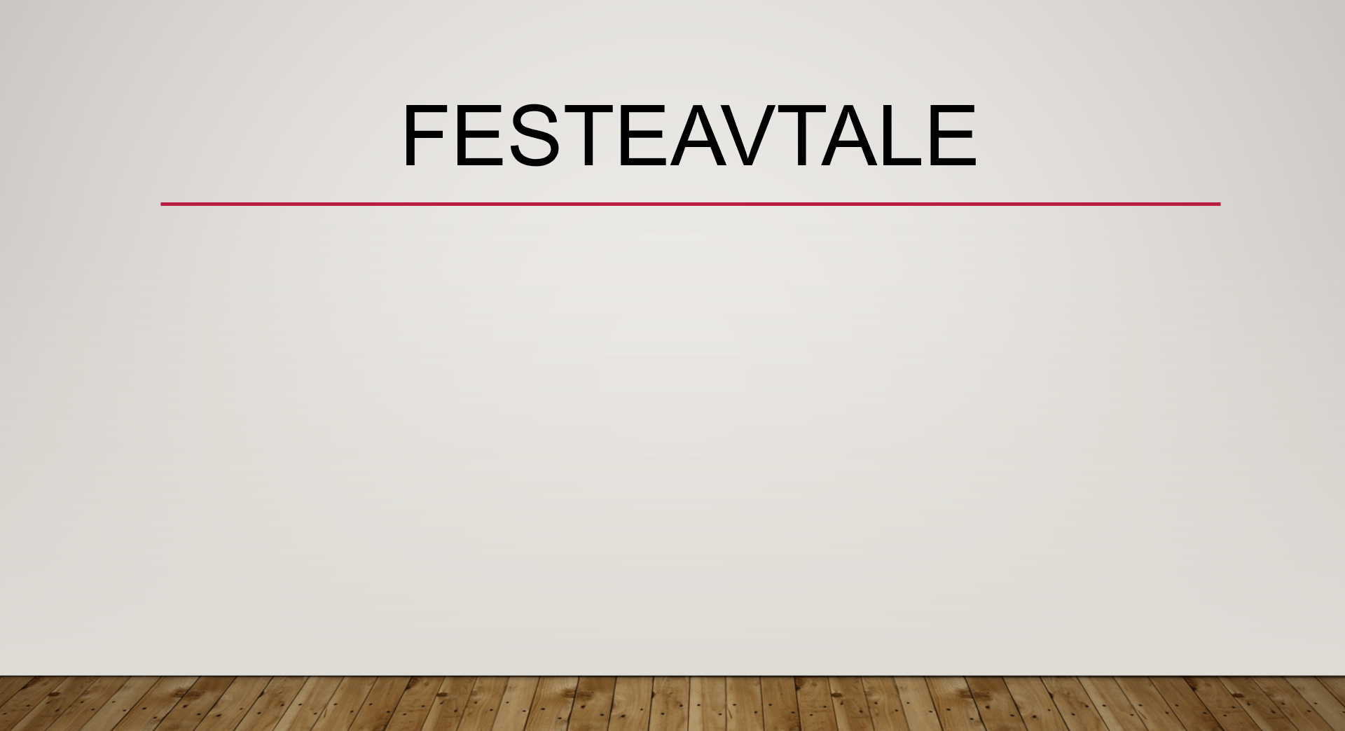 Festeavtale