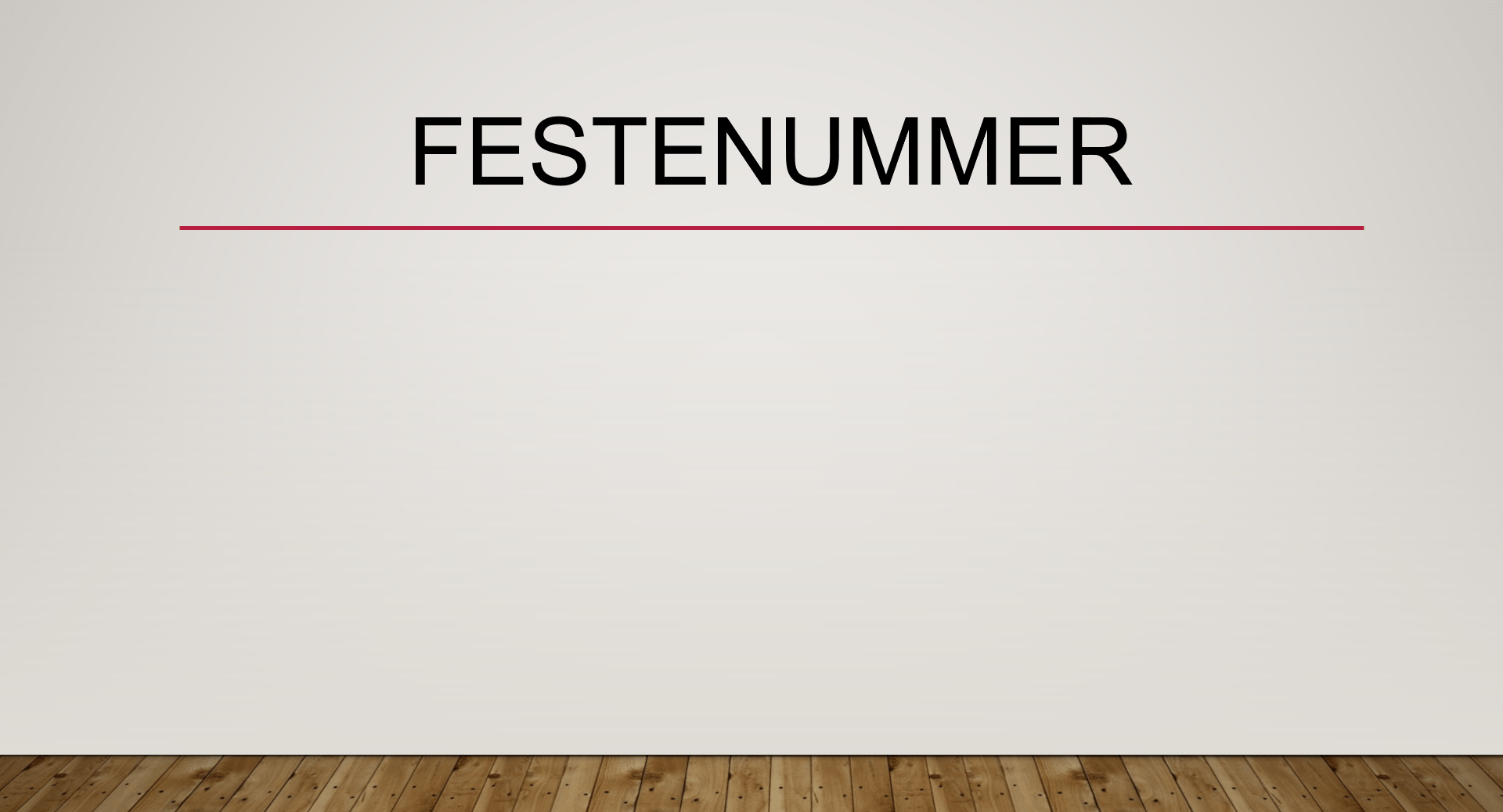 Festenummer