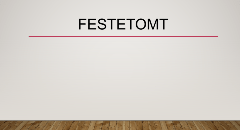 Festetomt