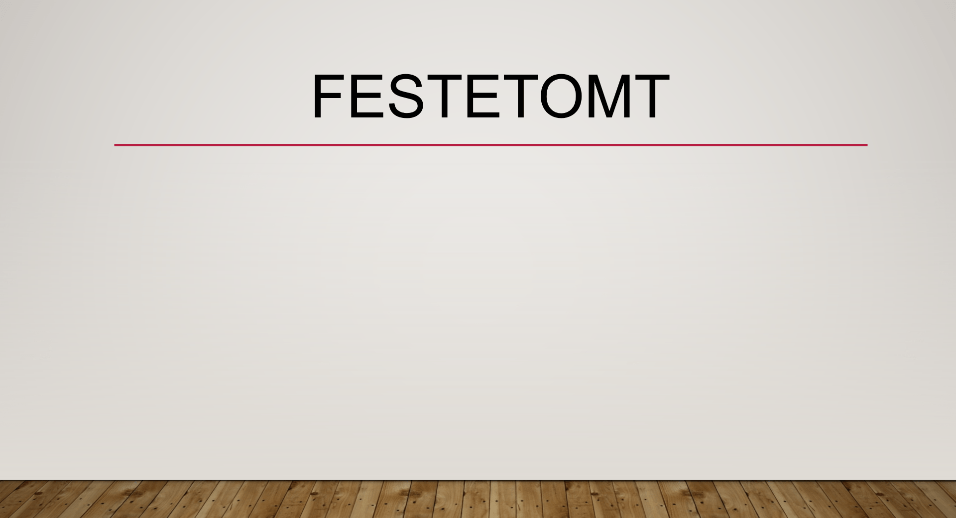 Festetomt