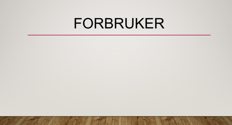 Forbruker