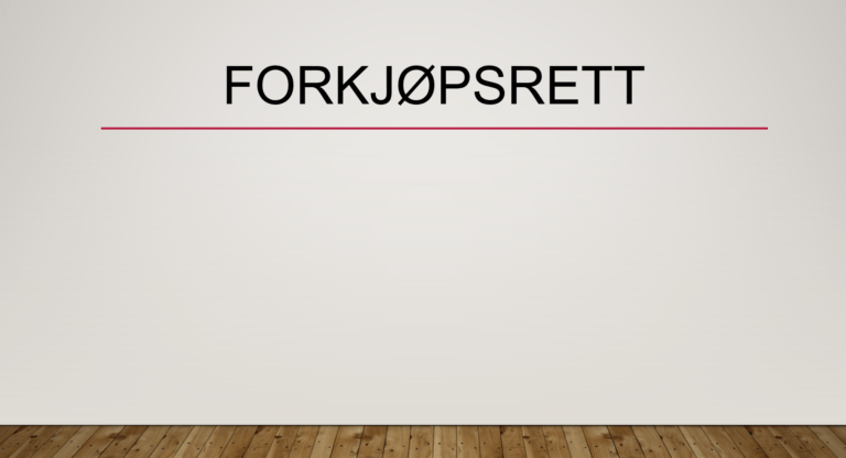 Forkjøpsrett