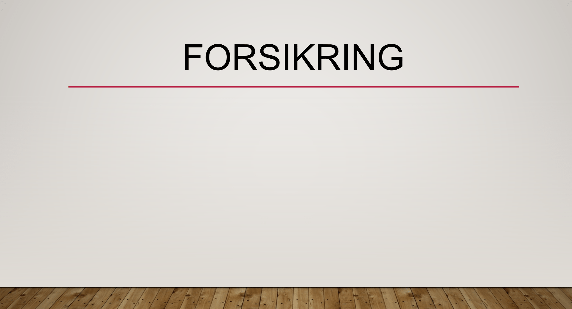 Forsikring