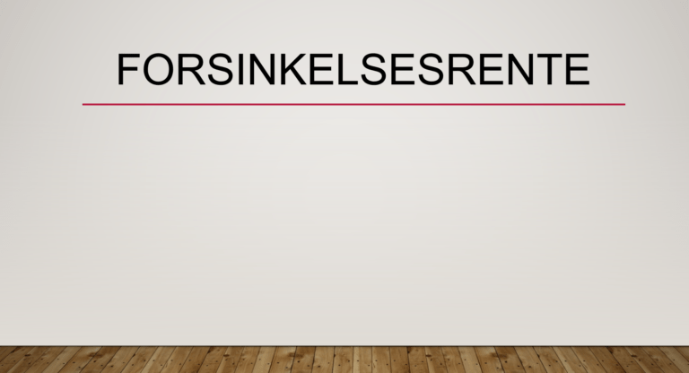 Forsinkelsesrente