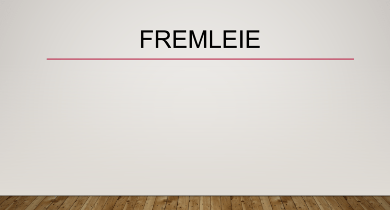Fremleie