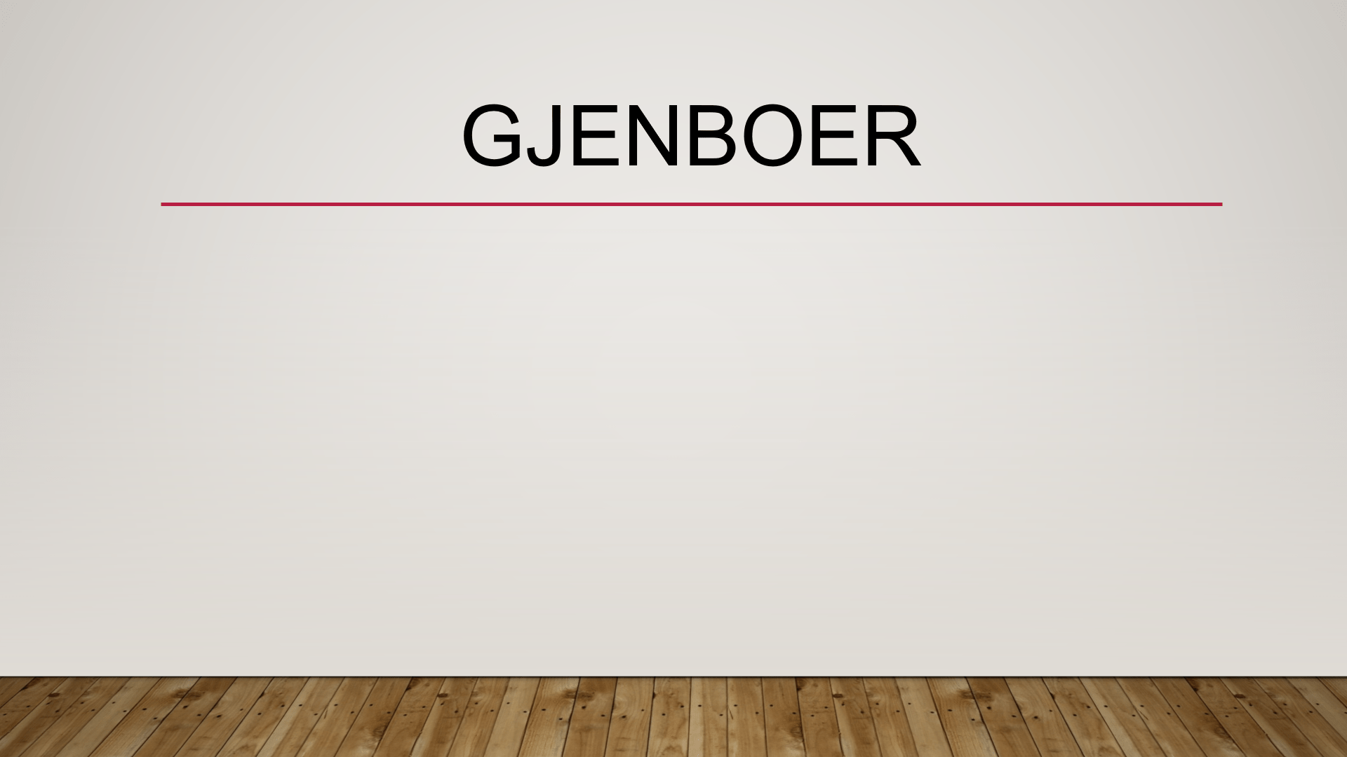 Gjenboer